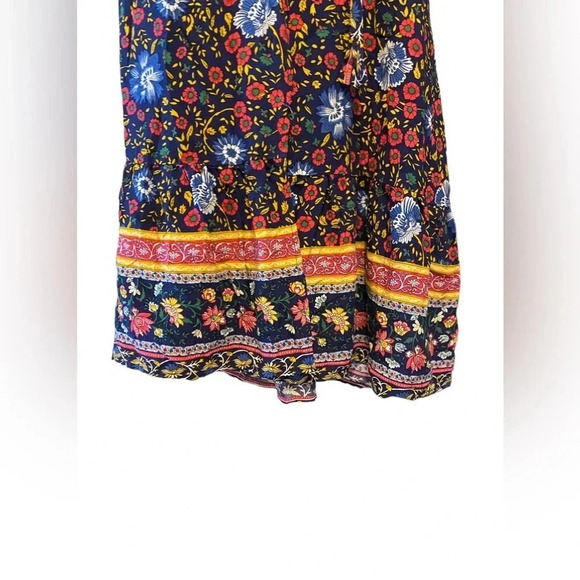 NWT True Wrap Maxi Dress Floral Bohemian - Picture 4 of 10